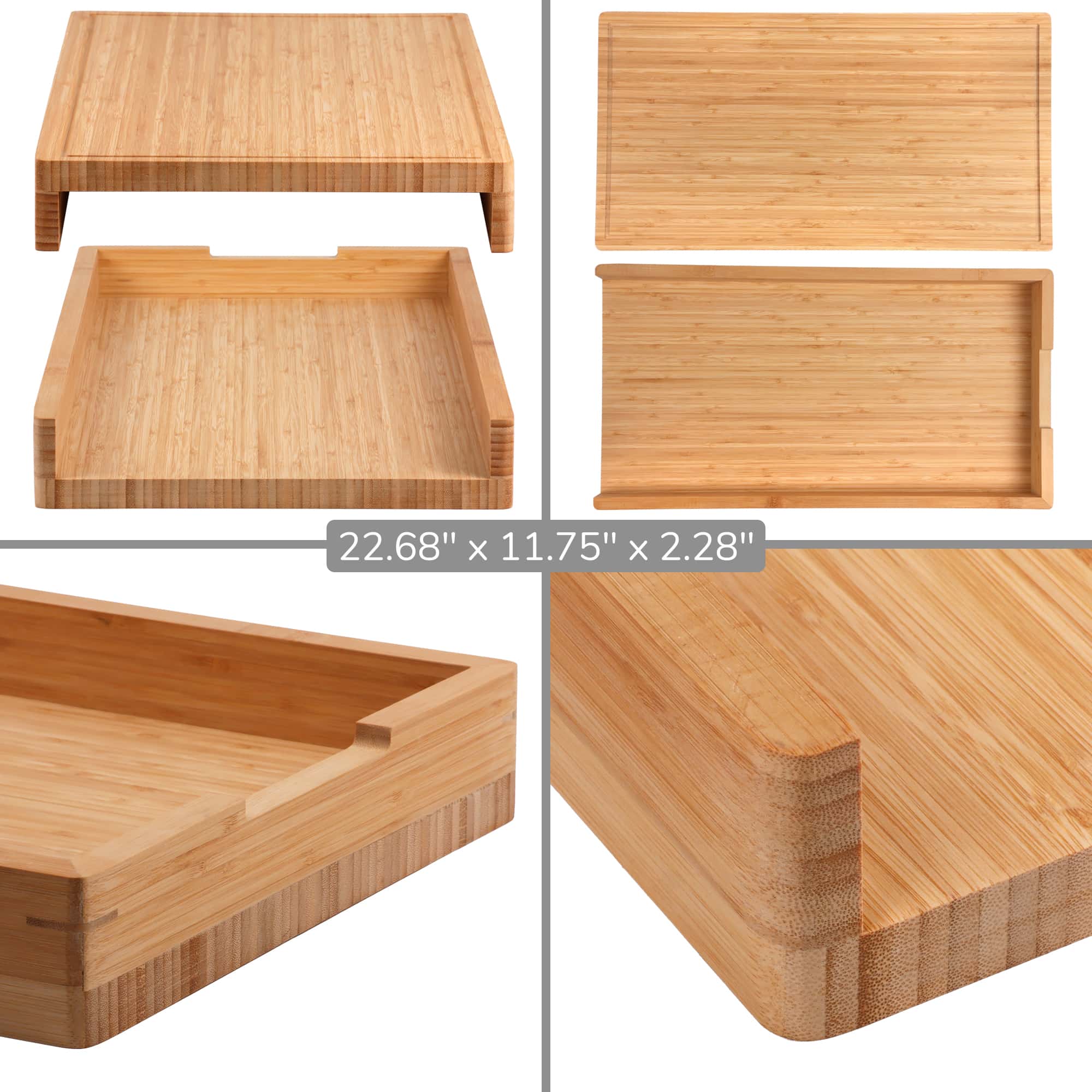 Bamboo Stove Top Cover & Cutting Board - Image 8